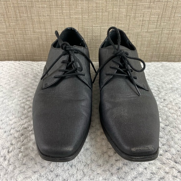 Calvin Klein Men’s Black Benton‎ 2 Oxford Dress Shoe Sz 9.5 - Picture 5 of 12